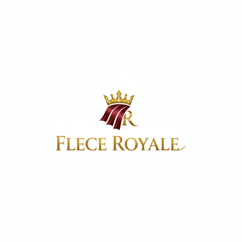 Flece Royale Logo with Burgundy and Gold